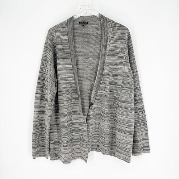 Eileen Fisher Notch Collar Cardigan 2X - Picture 2 of 6